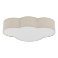 Brilagi - Kinder-Deckenleuchte NIMBUS LINEN 4xE27/15W/230V beige