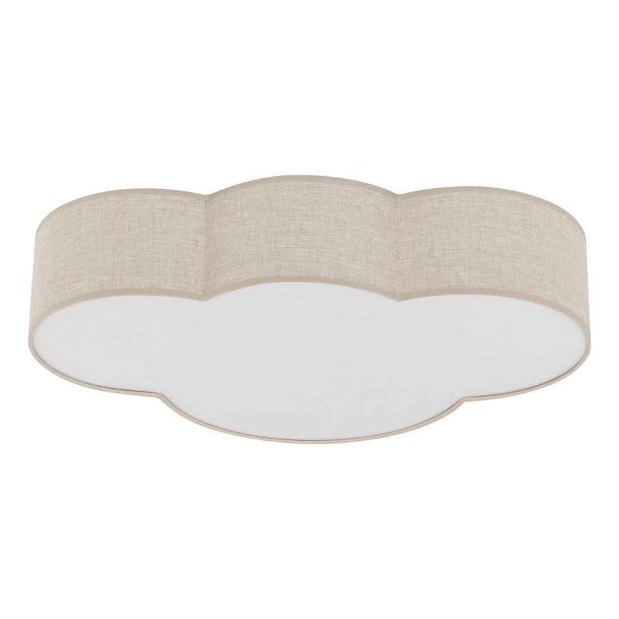 Brilagi - Kinder-Deckenleuchte NIMBUS LINEN 4xE27/15W/230V beige