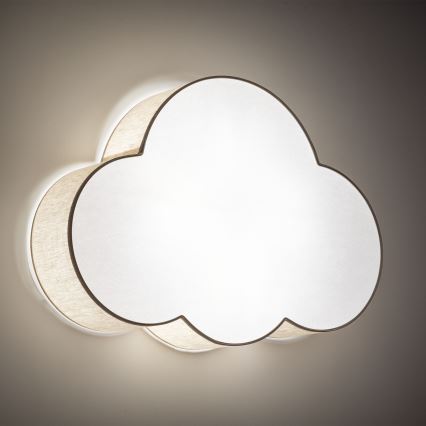 Brilagi - Kinder-Deckenleuchte NIMBUS LINEN 4xE27/15W/230V beige