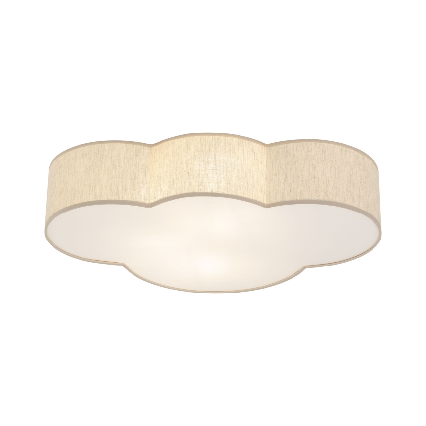 Brilagi - Kinder-Deckenleuchte NIMBUS LINEN 4xE27/15W/230V beige