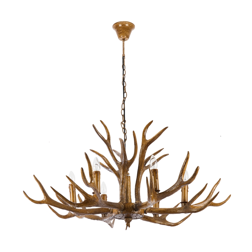Brilagi - Kronleuchter mit Kette DEER 6xE14/10W/230V pr. 102 cm