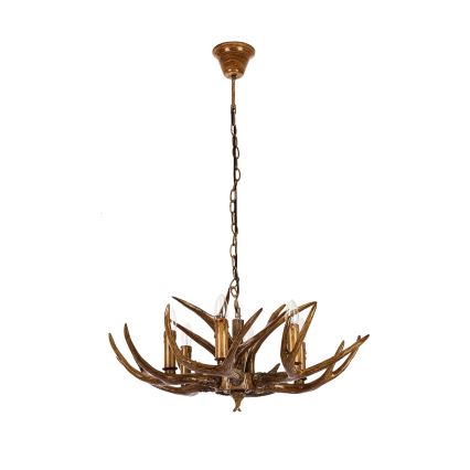 Brilagi - Kronleuchter mit Kette DEER 6xE14/10W/230V Ø 70 cm