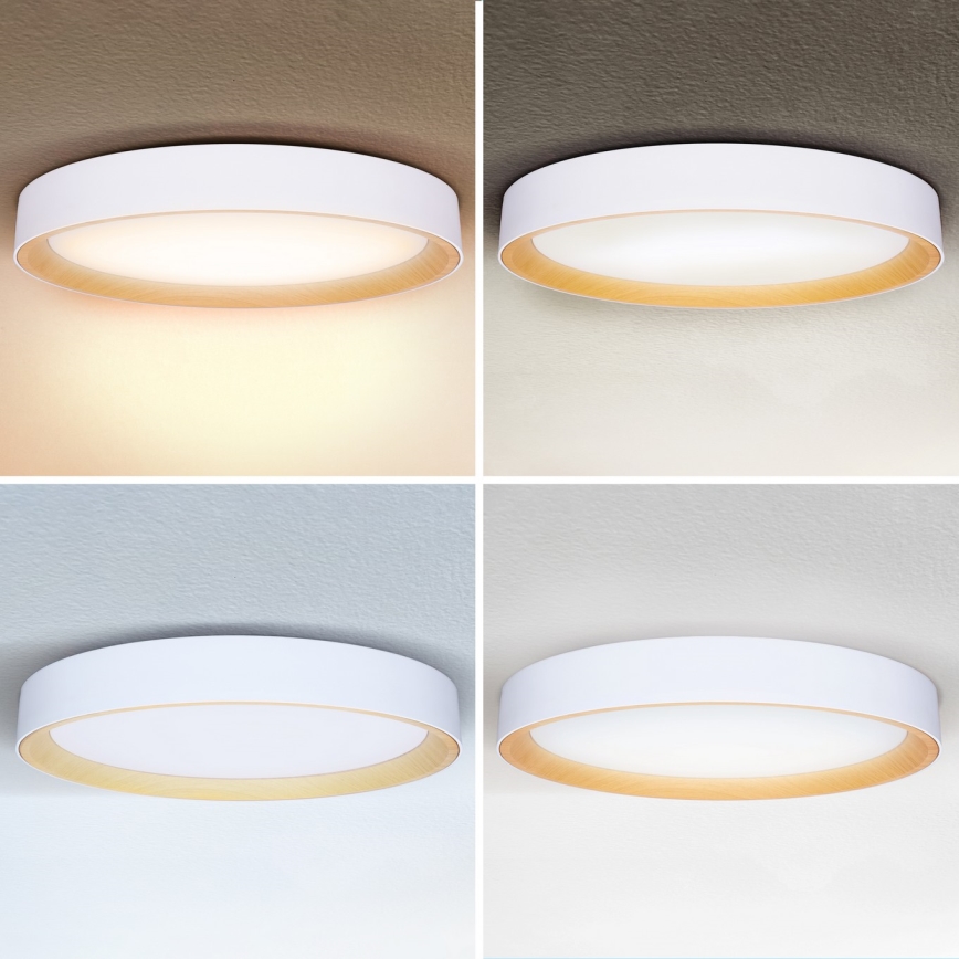 Brilagi - LED-dimmbare Deckenleuchte LARIOS LED/72W/230V weiß Ø 59 cm + Fernbedienung
