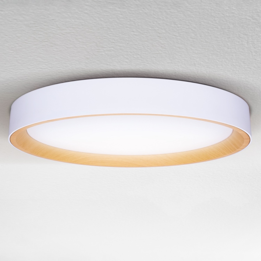 Brilagi - LED-dimmbare Deckenleuchte LARIOS LED/72W/230V weiß Ø 59 cm + Fernbedienung