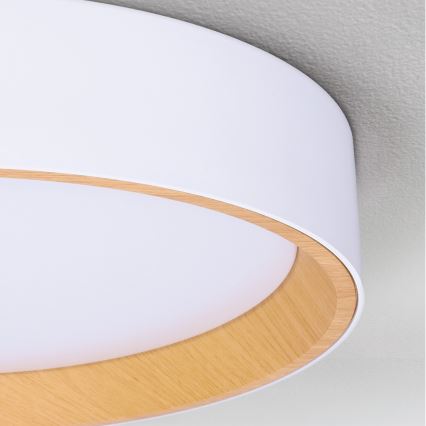 Brilagi - LED-dimmbare Deckenleuchte LARIOS LED/72W/230V weiß Ø 59 cm + Fernbedienung