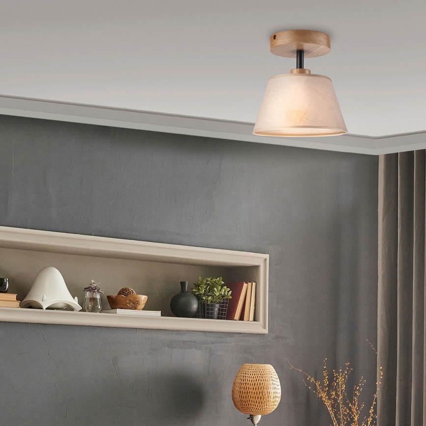 Brilagi - LED  Anbauleuchte ANTHONY 1xE14/60W/230V Eiche/beige