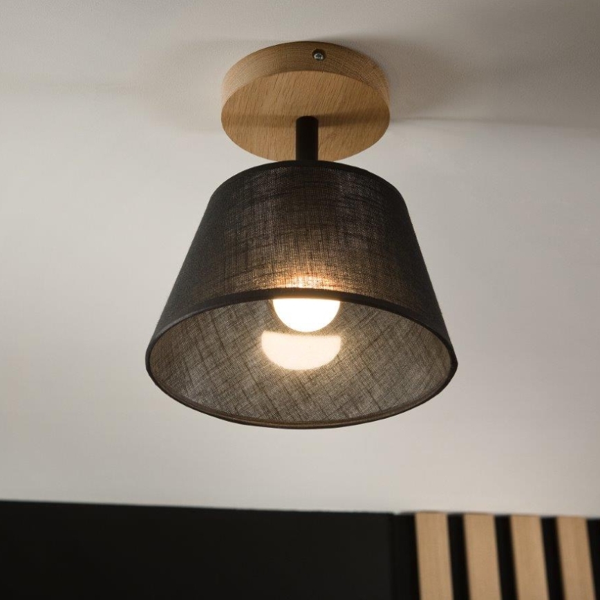 Brilagi - LED  Anbauleuchte ANTHONY 1xE14/60W/230V Eiche/schwarz