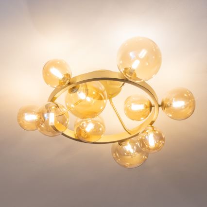 Brilagi - LED-Anbauleuchte MILLA 10xG9/3W/230V golden