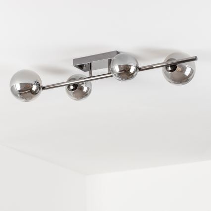 Brilagi - LED-Anbauleuchte MILLA 4xG9/3W/230V glänzendes Chrom/rauchig