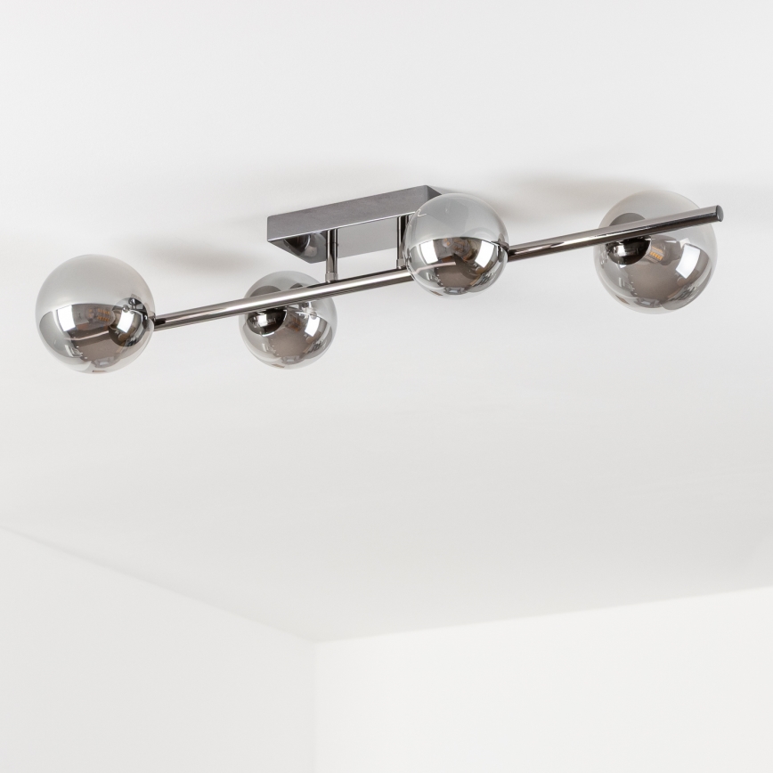 Brilagi - LED-Anbauleuchte MILLA 4xG9/3W/230V glänzendes Chrom/rauchig