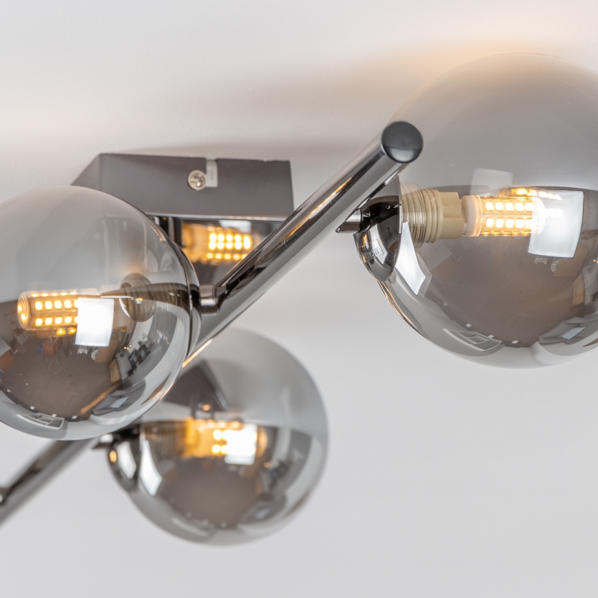 Brilagi - LED-Anbauleuchte MILLA 4xG9/3W/230V glänzendes Chrom/rauchig