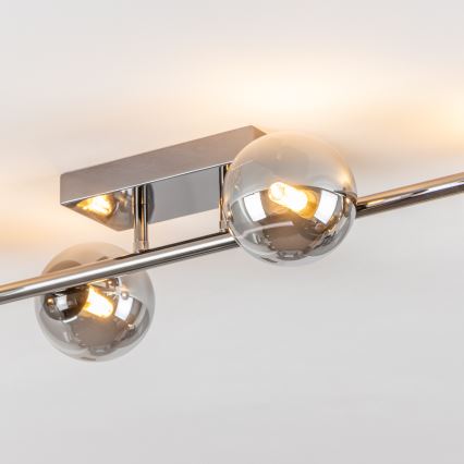 Brilagi - LED-Anbauleuchte MILLA 4xG9/3W/230V glänzendes Chrom/rauchig