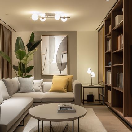 Brilagi - LED-Anbauleuchte MILLA 4xG9/3W/230V glänzendes Chrom/weiß