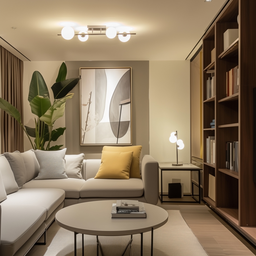 Brilagi - LED-Anbauleuchte MILLA 4xG9/3W/230V glänzendes Chrom/weiß