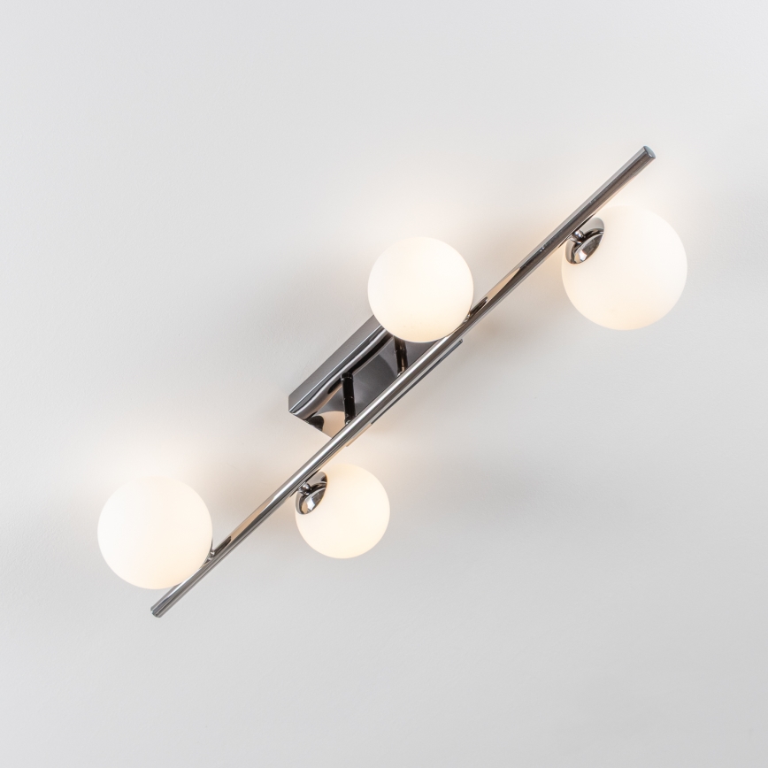 Brilagi - LED-Anbauleuchte MILLA 4xG9/3W/230V glänzendes Chrom/weiß