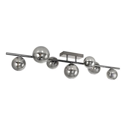 Brilagi - LED-Anbauleuchte MILLA 7xG9/3W/230V glänzendes Chrom/rauchig