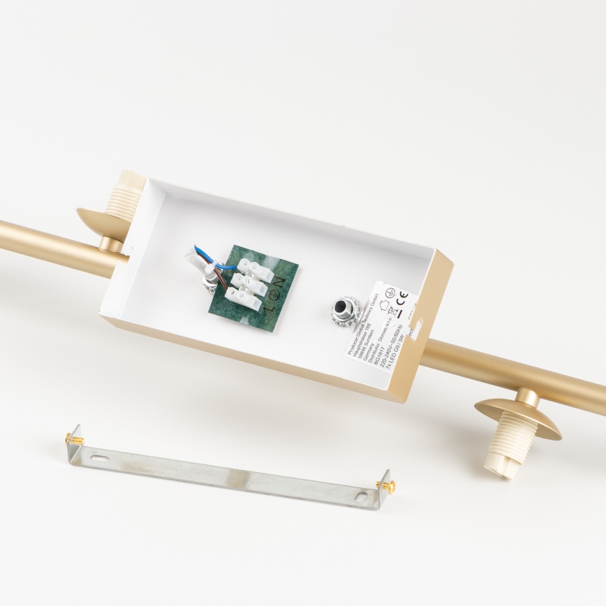 Brilagi - LED-Anbauleuchte MILLA 7xG9/3W/230V golden/weiß