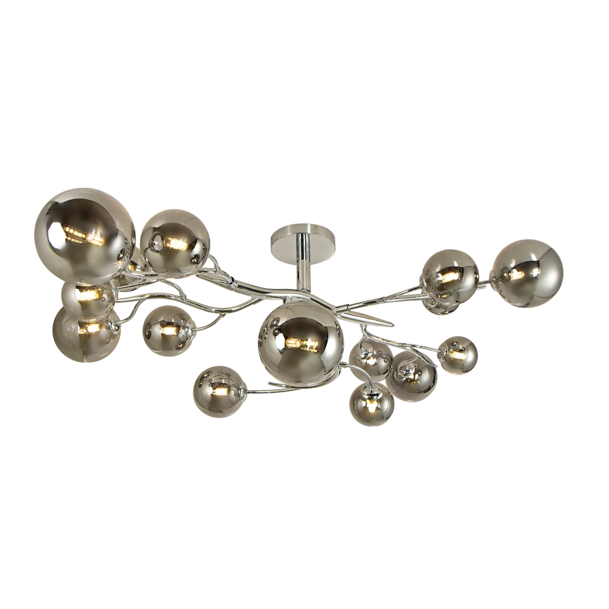 Brilagi - LED-Anbauleuchte MISTEL 15xG9/3W/230V glänzendes Chrom/rauchig