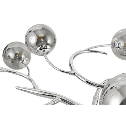 Brilagi - LED-Anbauleuchte MISTEL 15xG9/3W/230V glänzendes Chrom/rauchig