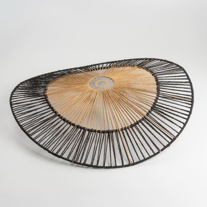 Brilagi - LED-Aufbau-Deckenleuchte CERIA BOHO, 1x E27/40W/230V, Ø 50 cm, schwarz/braun