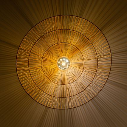 Brilagi - LED-Aufbau-Deckenleuchte CERIA BOHO 1xE27/40W/230V Ø 70 cm braun