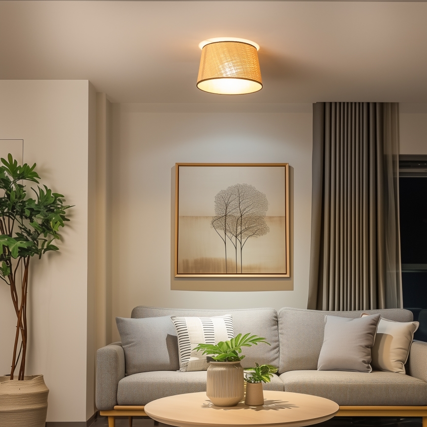 Brilagi - LED-Aufbauleuchte CERIA 1xE27/40W/230V Ø 35 cm beige