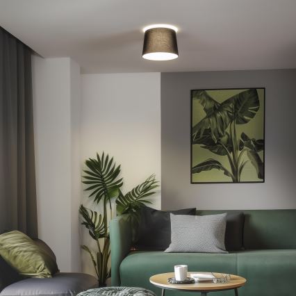 Brilagi - LED-Aufputz-Deckenleuchte CERIA 1xE27/40W/230V Ø 30 cm schwarz