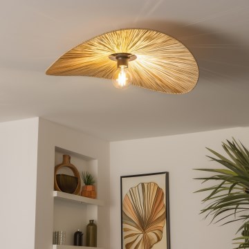 Brilagi - LED-Aufputz-Deckenleuchte CERIA BOHO 1xE27/40W/230V Ø 60 cm Raffia