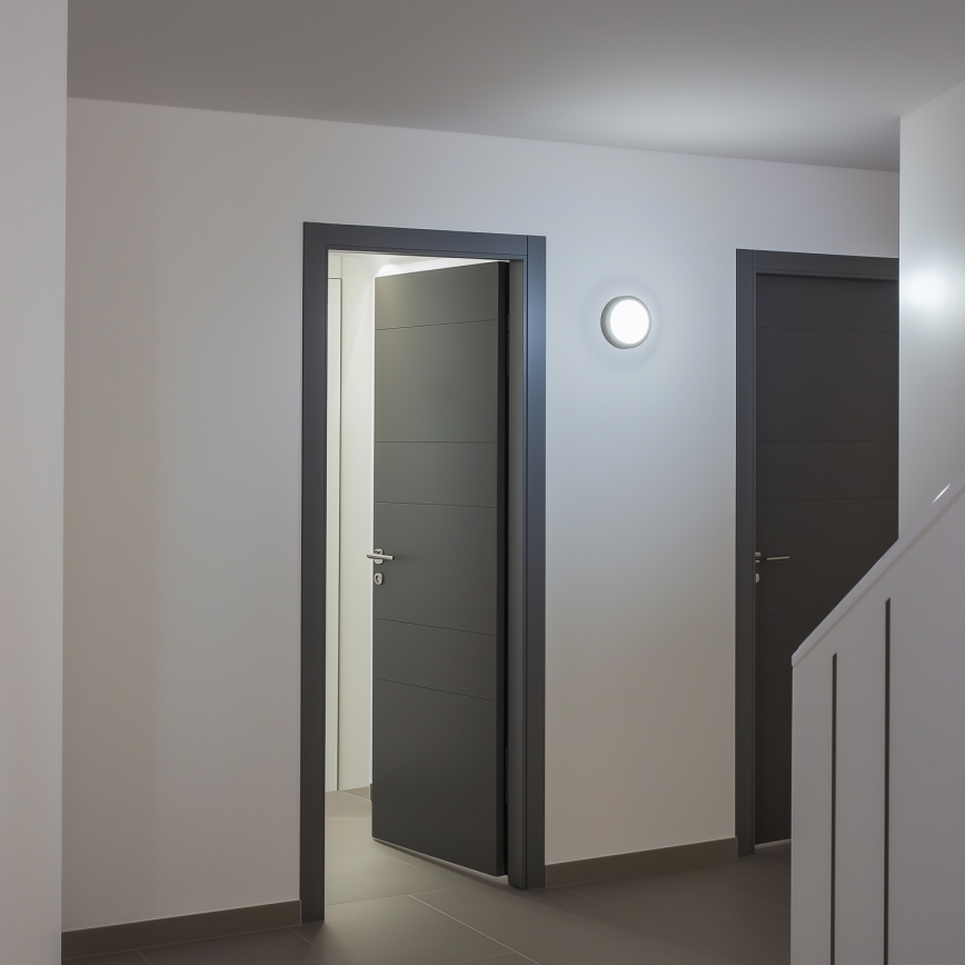 Brilagi - LED Außen-Deckenleuchte LED/13W/230V Ø 17 cm IP54 Anthrazit