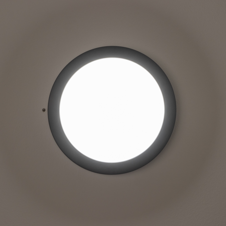 Brilagi - LED Außen-Deckenleuchte LED/13W/230V Ø 17 cm IP54 Anthrazit