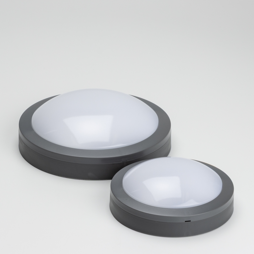 Brilagi - LED Außen-Deckenleuchte LED/13W/230V Ø 17 cm IP54 Anthrazit