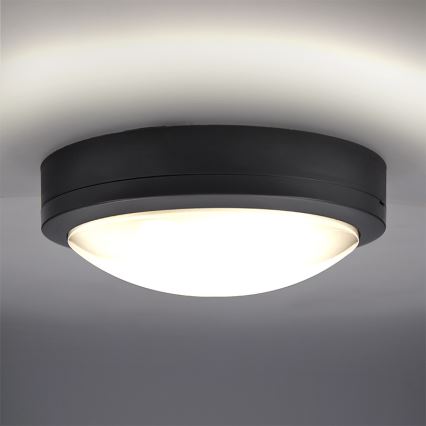 Brilagi - LED Außen-Deckenleuchte LED/20W/230V Ø 23 cm IP54 Anthrazit