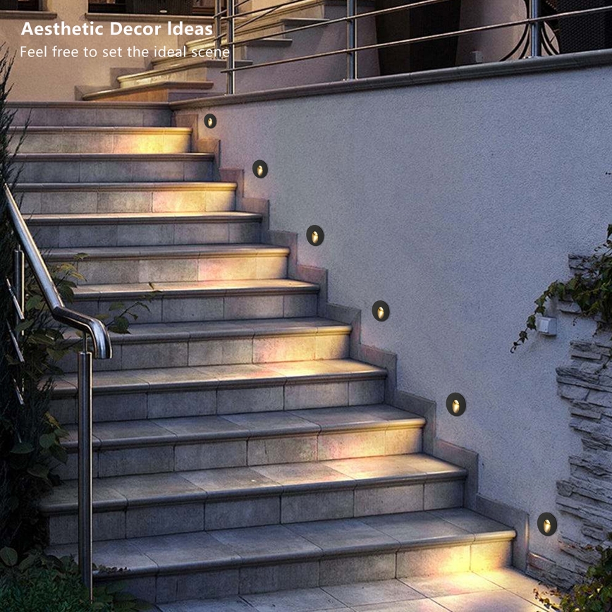 Brilagi - LED-Außen-Einbauleuchte STAIRDOT LED/2W/230V schwarz IP65 rund