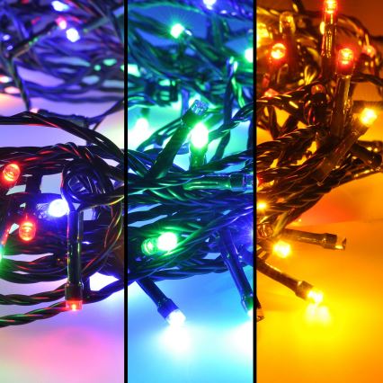 Brilagi - LED Außen-Weihnachtslichterkette 300xLED/8 Funktionen 35 m IP44 mehrfarbig