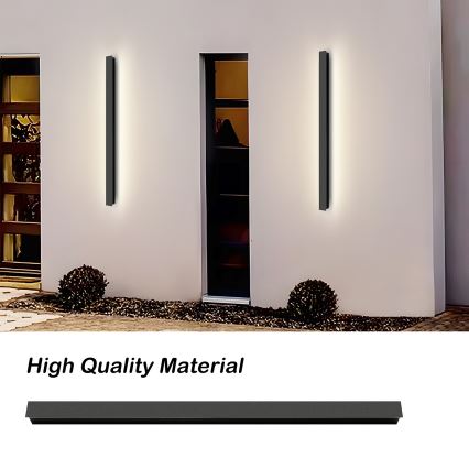 Brilagi - LED Außen-Wandleuchte LINEAR LED/22W/230V 3000K IP65 100 cm schwarz