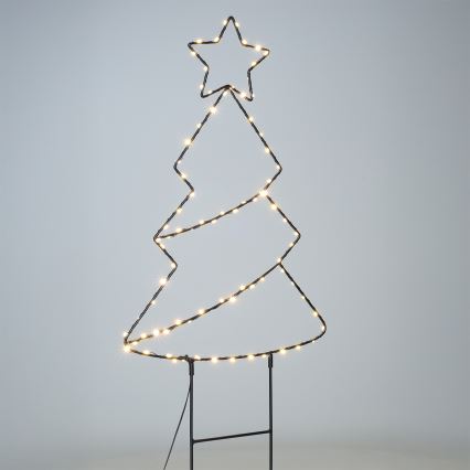 Brilagi - LED-Außen-Weihnachtsdekoration LED/3xAA IP44 68x29 cm Weihnachtsbaum