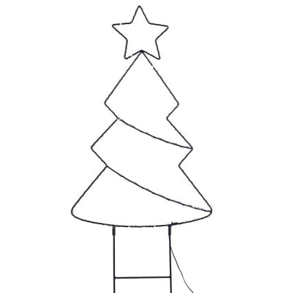 Brilagi - LED-Außen-Weihnachtsdekoration LED/3xAA IP44 68x29 cm Weihnachtsbaum