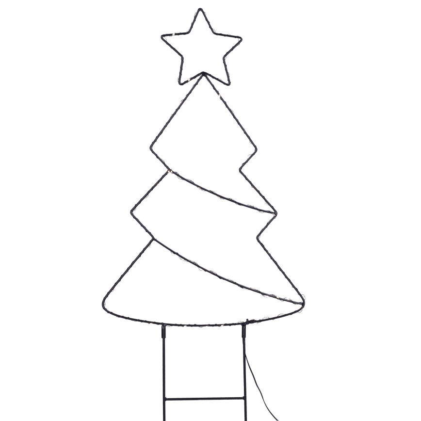 Brilagi - LED-Außen-Weihnachtsdekoration LED/3xAA IP44 68x29 cm Weihnachtsbaum