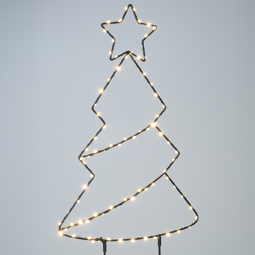 Brilagi - LED-Außen-Weihnachtsdekoration LED/3xAA IP44 Weihnachtsbaum