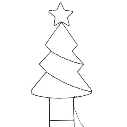 Brilagi - LED-Außen-Weihnachtsdekoration LED/3xAA IP44 Weihnachtsbaum