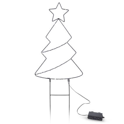 Brilagi - LED-Außen-Weihnachtsdekoration LED/3xAA IP44 Weihnachtsbaum
