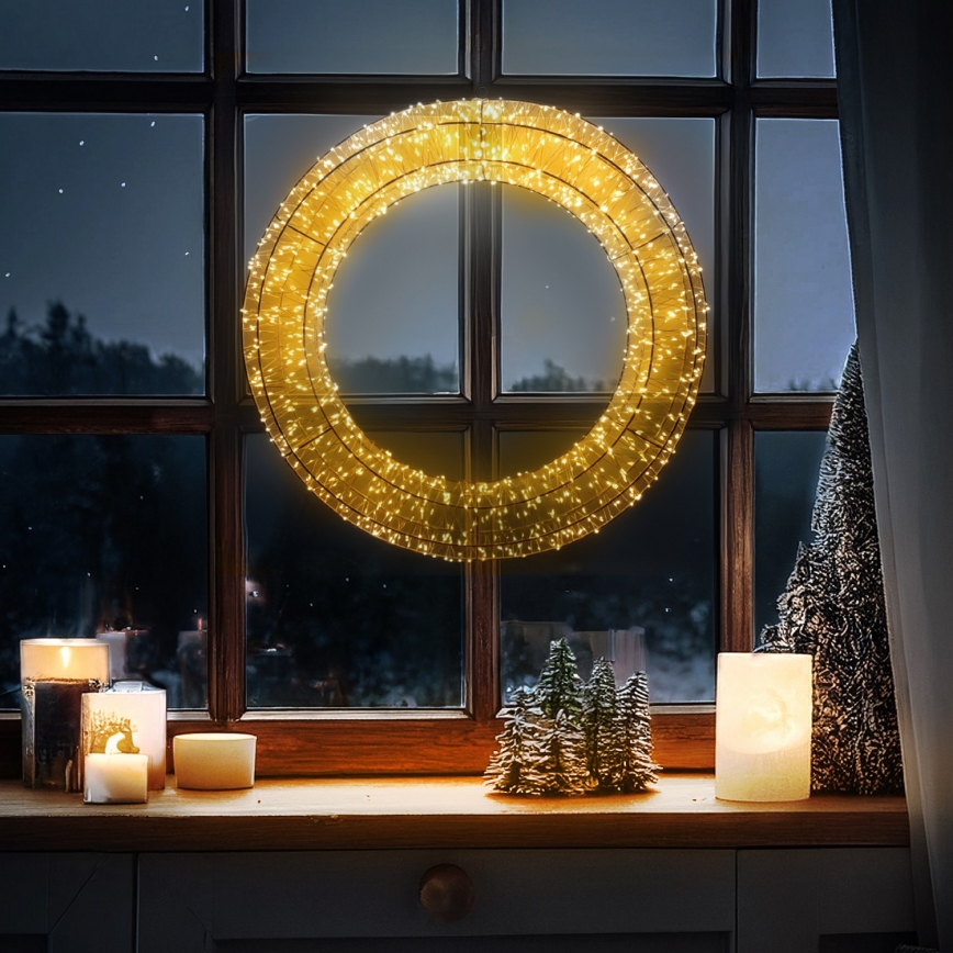 Brilagi - LED-Außen-Weihnachtsdekoration LED/6W/230V IP44 50 cm Kranz