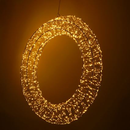 Brilagi - LED-Außen-Weihnachtsdekoration LED/6W/230V IP44 50 cm Kranz