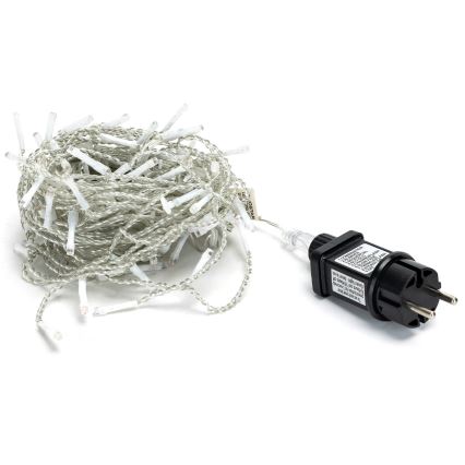 Brilagi - LED-Außen-Weihnachtskette 200xLED/8 Funktionen 13x0,6m IP44 kaltweiß