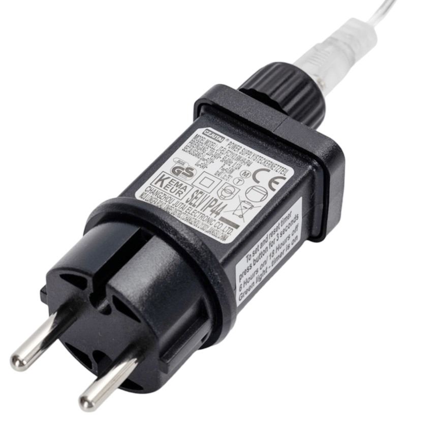 Brilagi - LED-Außen-Weihnachtskette 200xLED/8 Funktionen 13x0,6m IP44 kaltweiß