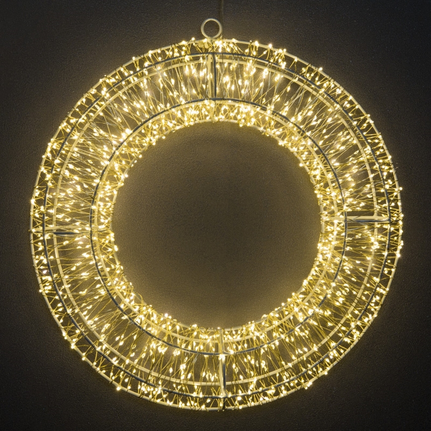 Brilagi - LED-Außen-Weihnachtskranz, 6W/230V, IP44