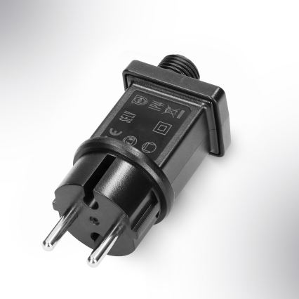 Brilagi - LED-Außen-Weihnachtslichterkette, 150 LEDs, 5 m, IP44, kaltweiß, Feuerwerk-Effekt