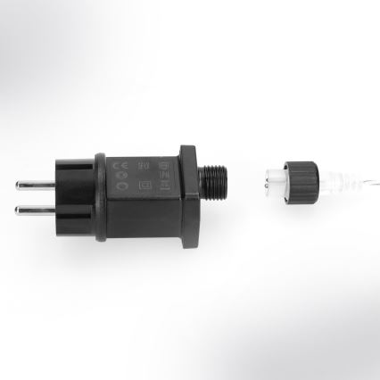 Brilagi - LED-Außen-Weihnachtslichterkette, 150 LEDs, 5 m, IP44, kaltweiß, Feuerwerk-Effekt