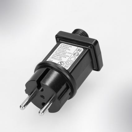 Brilagi - LED-Außen-Weihnachtslichterkette, 200 LEDs / 8 Funktionen, 13 m, IP44, warmweiß, Eiszapfen-Optik