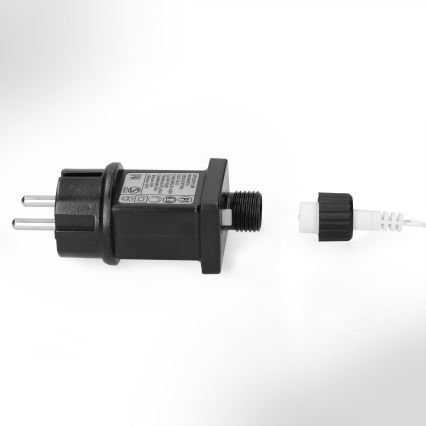 Brilagi - LED-Außen-Weihnachtslichterkette, 200 LEDs / 8 Funktionen, 13 m, IP44, warmweiß, Eiszapfen-Optik